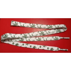 Sznurowadła marihuana zielone